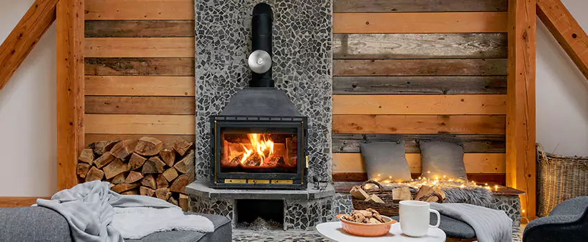 Thelin Hearth Products Direct Vent Gas Stove Fireplace Inspection in Sunnyvale, California